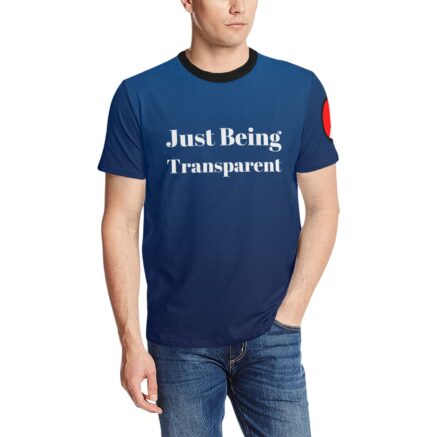 Just Being Transparent Men's All Over Print T-shirt