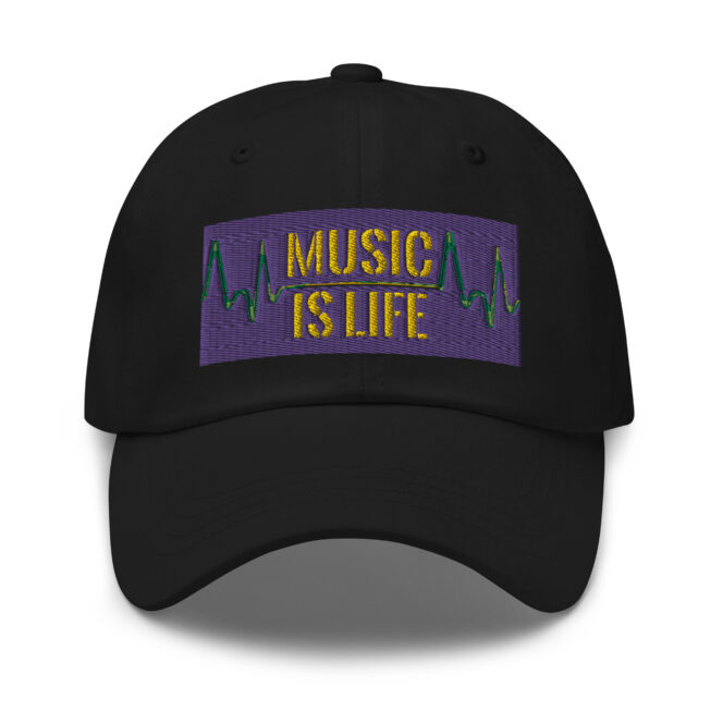 Music is Life Dad hat - Image 2