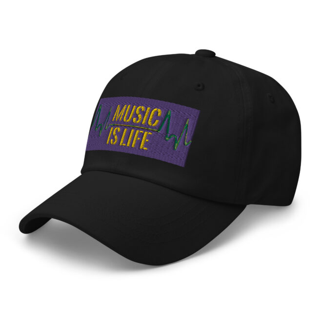 Music is Life Dad hat - Image 4