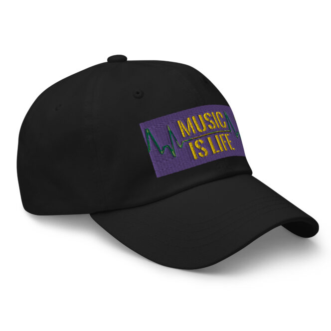 Music is Life Dad hat - Image 3
