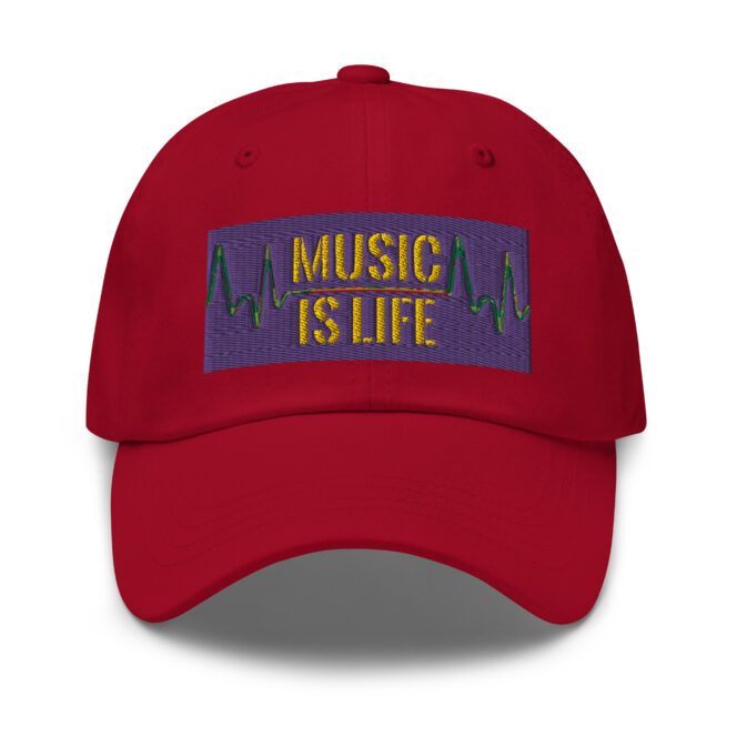 Music is Life Dad hat - Image 8
