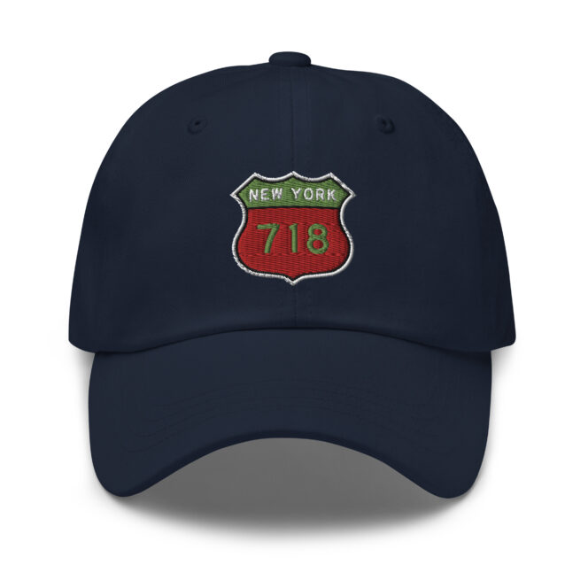 New York 718 Dad hat - Image 4