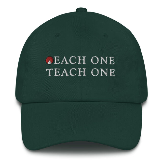 Each One Teach One Dad hat - Image 4