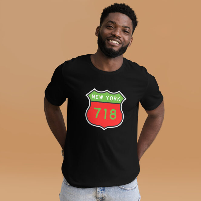 New York 718 Unisex t-shirt - Image 2