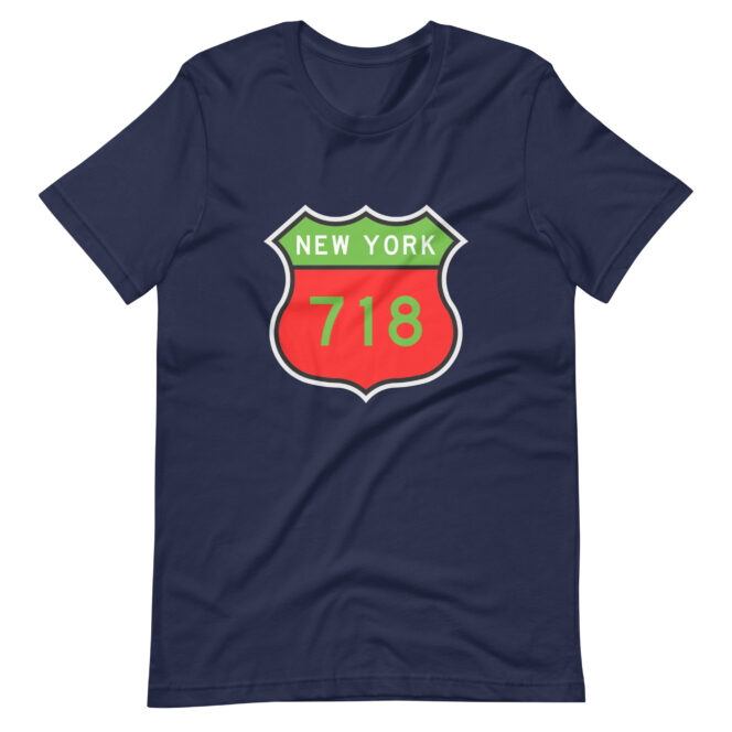 New York 718 Unisex t-shirt - Image 3